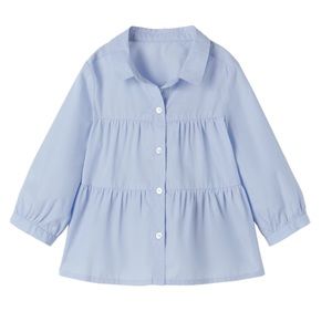 Zara Tiered Button-up Shirt